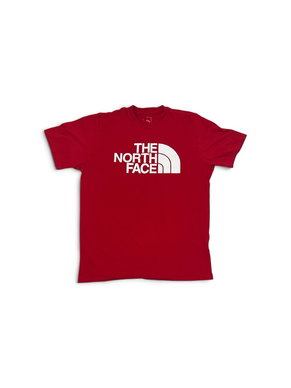 The North Face Red T-shirt Men’s Size Medium 100% Cotton Casual Streetwear